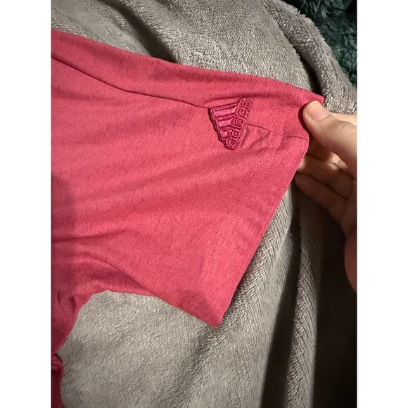 NWT Adidas Men Size Small Wild Pink Performance Athletic Golf Polo Shirt Go-To - Picture 7 of 10